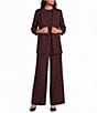 Gianni Bini Jemma Ruched 3/4 Sleeve Shawl Collar Twill Boyfriend Blazer - Image 3