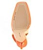 Color:Cara Orange - Image 6 - Jemma Square Toe Jewel Slingback Pumps