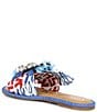 Gianni Bini Jillian Printed Mismatched Shell Ornament Slide Sandals - Image 4