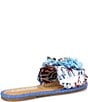 Gianni Bini Jillian Printed Mismatched Shell Ornament Slide Sandals - Image 3