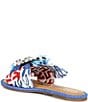Gianni Bini Jillian Printed Mismatched Shell Ornament Slide Sandals - Image 4