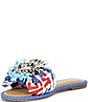Gianni Bini Jillian Printed Mismatched Shell Ornament Slide Sandals - Image 5