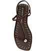 Gianni Bini Joel Strappy Suede Metal Hardware Flat Sandals - Image 5
