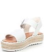 Color:White - Image 4 - Keegan Espadrille Platform Sandals