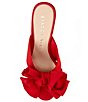 Color:Santorini Red - Image 5 - Keily Suede Bow Block Heel Sandals