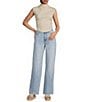 Gianni Bini Knit Mock Neck Cap Sleeve Crop Top - Image 3