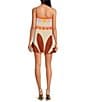 Gianni Bini Kourtney Square Neck Sleeveless Linen Blend Mini Shift Dress, Color:Sunburst - Image 2