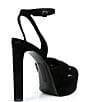 Gianni Bini Kylee Suede Ankle Strap Platform Dress Sandals - Image 2