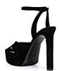 Gianni Bini Kylee Suede Ankle Strap Platform Dress Sandals - Image 3