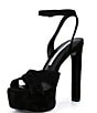 Gianni Bini Kylee Suede Ankle Strap Platform Dress Sandals - Image 4