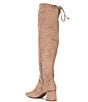Color:Piazza Taupe - Image 3 - Laredo Stretch Fabric Over-the-Knee Block Heel Boots