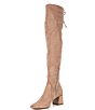 Color:Piazza Taupe - Image 4 - Laredo Stretch Fabric Over-the-Knee Block Heel Boots