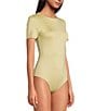 Gianni Bini Layla Short Sleeve Crew Neck Coordinating Bodysuit - Image 3
