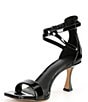 Color:Black - Image 4 - Layney Patent Square Toe Strappy Dress Sandals