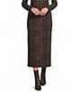 Gianni Bini Leopard Print Bodycon Knit Maxi Coordinating Skirt - Image 1