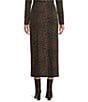Gianni Bini Leopard Print Bodycon Knit Maxi Coordinating Skirt - Image 2