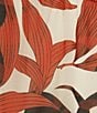 Color:Copper Palm - Image 3 - Lillian Copper Palm Print Long Sleeve Deep V-Neck Cut-Out Tiered Maxi Dress