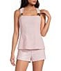 Gianni Bini Lorelai Tweed Square Neck Sleeveless Coordinating Top - Image 1