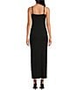 Color:Black - Image 2 - Lucy Ribbed Maxi Dress
