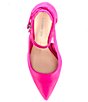 Color:Fiery Pink - Image 5 - Lulaa Suede Cut-Out Detail Dress Pumps