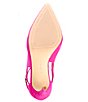 Color:Fiery Pink - Image 6 - Lulaa Suede Cut-Out Detail Dress Pumps