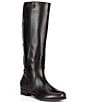 Gianni Bini Malone Embroidered Leather Tall Riding Boots - Image 1