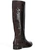 Gianni Bini Malone Embroidered Leather Tall Riding Boots - Image 2