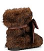 Gianni Bini Mammoth Faux Fur Bow Moon Boots - Image 2