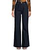 Color:Dark Wash - Image 1 - Mariposa Denim Wide Leg Medium Wash Jeans