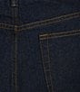 Color:Dark Wash - Image 4 - Mariposa Denim Wide Leg Medium Wash Jeans