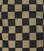 Color:Black/Khaki - Image 3 - Matty Checked Mesh Crew Neck Long Sleeve Slip Dress