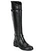 Color:Black - Image 1 - Mirrie Tall Leather Riding Boots
