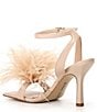 Color:Dusk Sand - Image 3 - Neela Feather Square Toe Dress Sandals