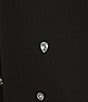 Gianni Bini Nova Jewel Crepe Sweetheart Neckline Midi Dress, Color:Black - Image 3