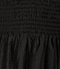 Color:Black - Image 3 - Nyla Bustier Semi Sweetheart Neck Tie Shoulder Fit and Flare Dress