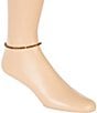 Gianni Bini Nyx Smokey Quartz Bead Anklet - Image 1