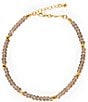 Gianni Bini Nyx Smokey Quartz Bead Anklet - Image 1