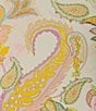 Gianni Bini Paisley Square Neck Ruched Tie Side One Piece Swimsuit, Color:Pink - Image 3