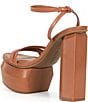 Color:Vacay Tan - Image 3 - Parrish Leather Strappy Platform Sandals