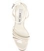 Color:Egg Shell - Image 5 - Parrish Patent Strappy Platform Sandals