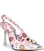 Gianni Bini Parton Rodeo Print Mismatch Ornament Slingback Pumps - Image 2