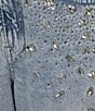 Gianni Bini Phoebe Embellished High Rise Wide Leg Denim Jeans - Image 4