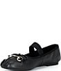 Gianni Bini Rafael Leather Bit Buckle Square Toe Ballet Flats - Image 4