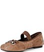 Gianni Bini Rafael Suede Bit Buckle Square Toe Ballet Flats - Image 4