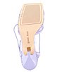 Color:Siene Lilac - Image 6 - Reagan Mesh And Leather Ankle Wrap Square Toe Pumps