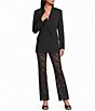 Gianni Bini Reagan Notched Lapel Collared Long Sleeve Blazer - Image 3