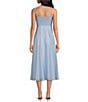 Gianni Bini Renee Tencel V Neck Sleeveless Midi Dress, Color:Chambray - Image 2