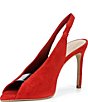 Gianni Bini Renton Suede Open Toe Slingback Heels - Image 4