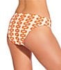 Gianni Bini Retro Fille Textured Pique Retro Hipster Swim Bottom, Color:Bright Orange - Image 2