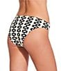 Gianni Bini Retro Fille Textured Pique Retro Hipster Swim Bottom, Color:Black - Image 2